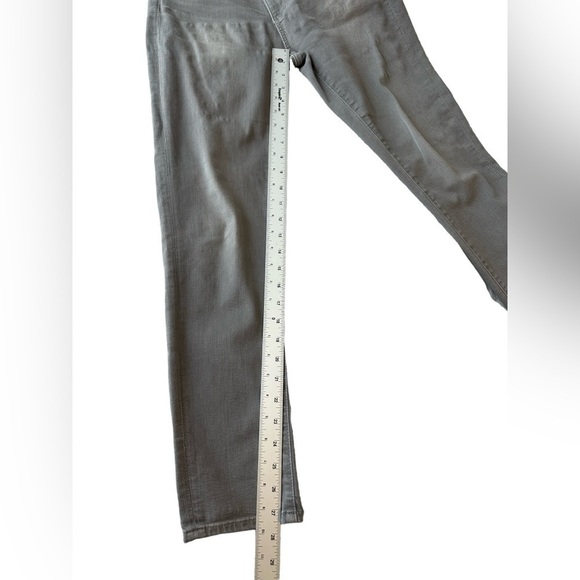 AG Adriano Goldschmied Stevie Slim Straight Ankle Jean gray size 26R - Picture 10 of 12